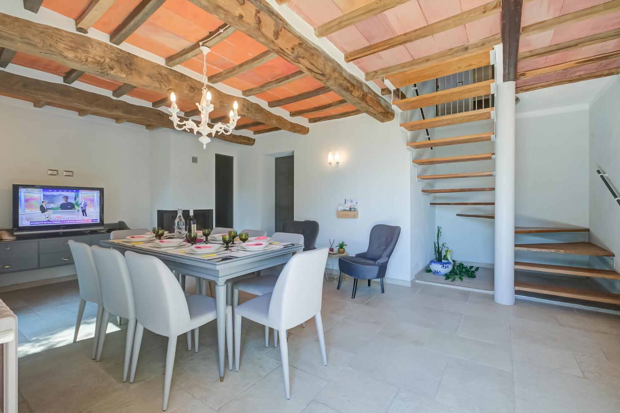Tuscan Home S Margherita Private Outdoor - Happy Rentals Bucine المظهر الخارجي الصورة