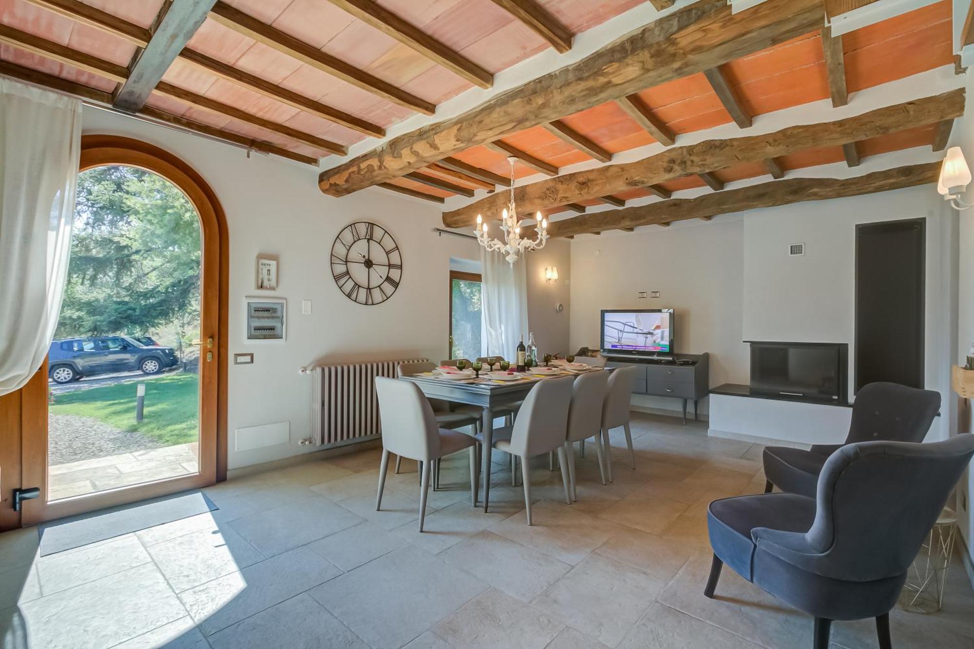 Tuscan Home S Margherita Private Outdoor - Happy Rentals Bucine المظهر الخارجي الصورة