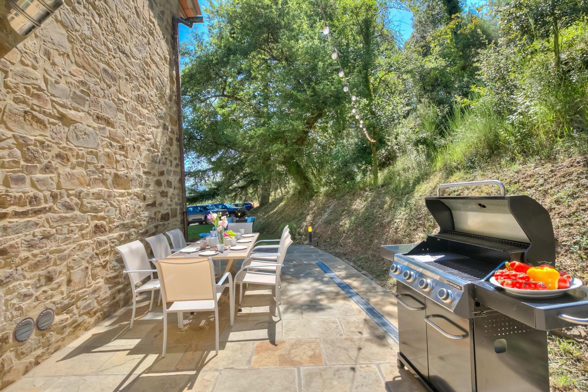 Tuscan Home S Margherita Private Outdoor - Happy Rentals Bucine المظهر الخارجي الصورة